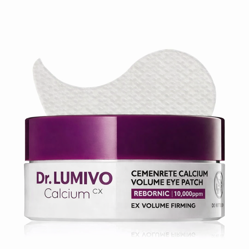LUMIVO™ Cemenrete Calcium Volume Eye Patch for Sagging Under Eye Skin, Eye Mask Care for Wrinkles, Puffy Eyes & Dark Circles (60Patches)
