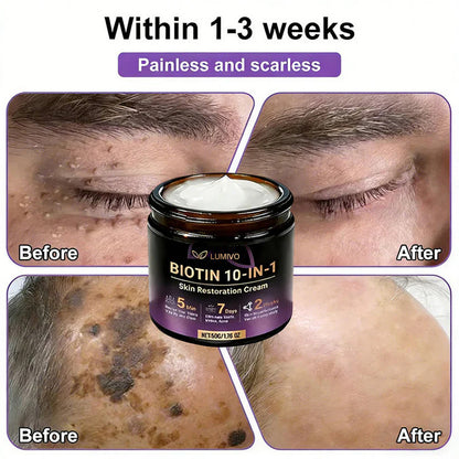 Made and Shipped from USA ✨LUMIVO™ Biotin 10-in-1 Skin Restoration Cream 🍀