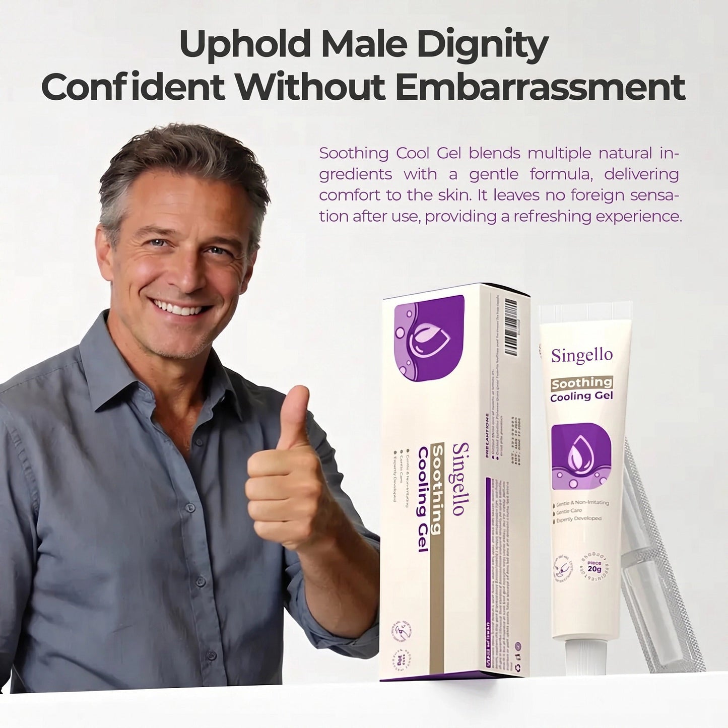 Singello™ herbal care gel, gentle and non-irritating, suitable for daily