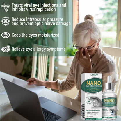 LUMIVO™ Nano Eye Drops Serum ✅FDA Approved(Suitable for presbyopia, dry eye syndrome, glaucoma, and cataracts) ☘️☘️