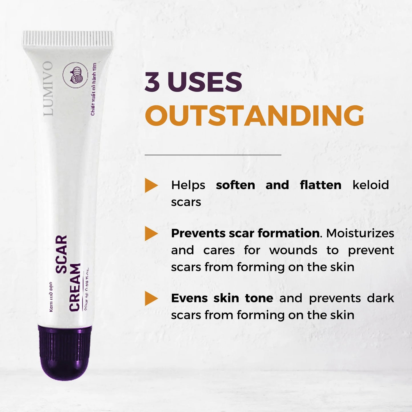 LUMIVO Scar Cream – Advanced Treatment for Raised & Keloid Scars
