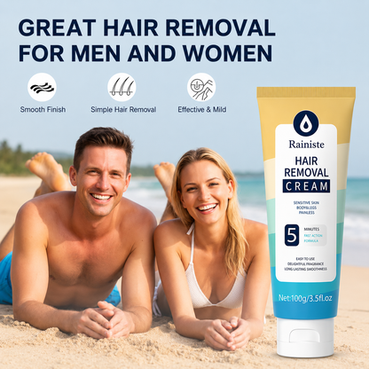 Rainiste™ Hair Removal Cream for Men & Women – Sensitive Skin Formula