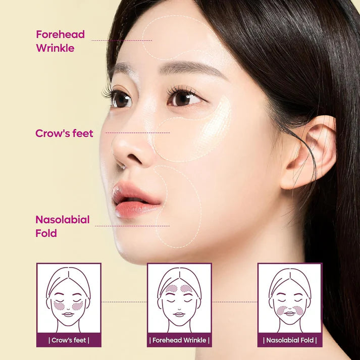 LUMIVO™ Cemenrete Calcium Volume Eye Patch for Sagging Under Eye Skin, Eye Mask Care for Wrinkles, Puffy Eyes & Dark Circles (60Patches)