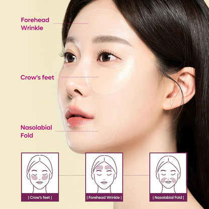 LUMIVO™ Cemenrete Calcium Volume Eye Patch for Sagging Under Eye Skin, Eye Mask Care for Wrinkles, Puffy Eyes & Dark Circles (60Patches)