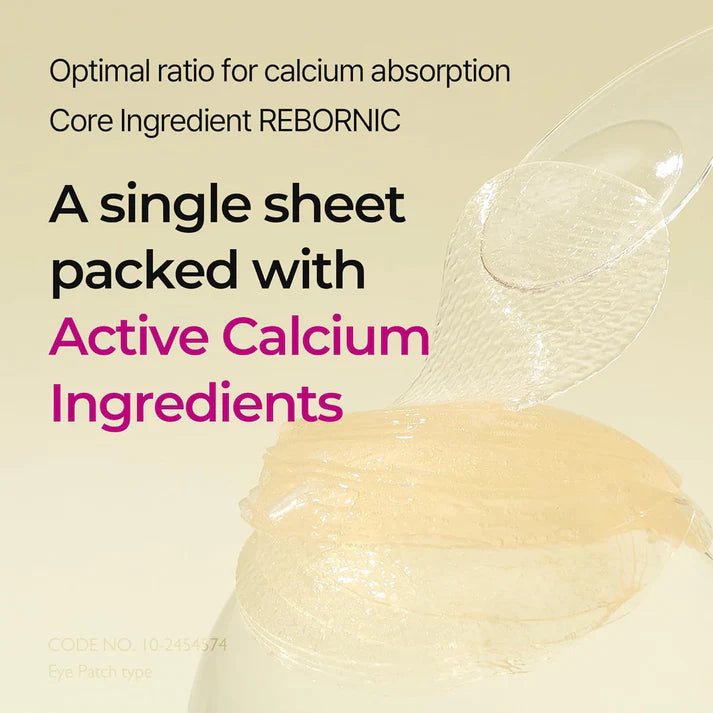 LUMIVO™ Cemenrete Calcium Volume Eye Patch for Sagging Under Eye Skin, Eye Mask Care for Wrinkles, Puffy Eyes & Dark Circles (60Patches)