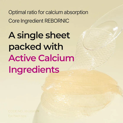 LUMIVO™ Cemenrete Calcium Volume Eye Patch for Sagging Under Eye Skin, Eye Mask Care for Wrinkles, Puffy Eyes & Dark Circles (60Patches)