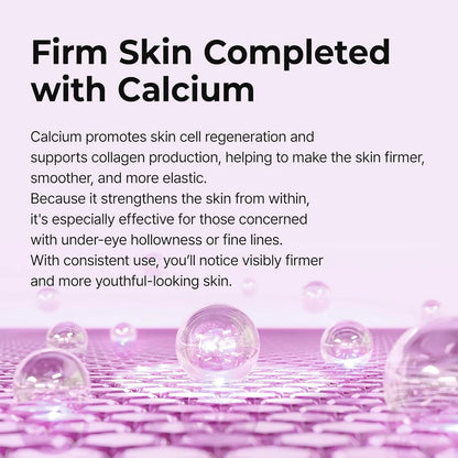 LUMIVO™ Cemenrete Calcium Volume Eye Patch for Sagging Under Eye Skin, Eye Mask Care for Wrinkles, Puffy Eyes & Dark Circles (60Patches)